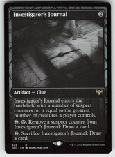 MP-01 Played Investigator's Journal 525 Innistrad: Double Feature R