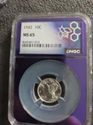 1942 10C Mercury Dime - PCGS MS65