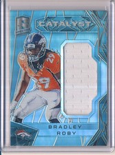 2015 PANINI SPECTRA CATALYST BRADLEY ROBY GAME-WORN MATERIAL 180/199