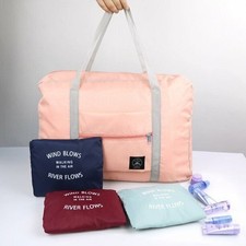 Foldable Travel Duffel Bag Carry-On Tote Luggage Bag for Gym  Sports
