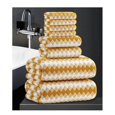 8 Piece Bathroom Towel Set 2 Oversized Bath Towels,2 Hand Towels,4 Washcloths