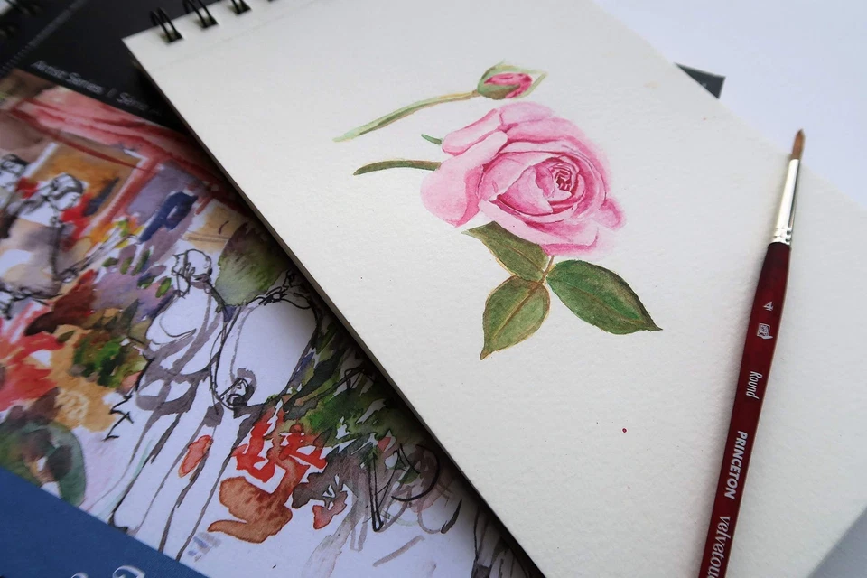 Акварельная бумага Canson Artist Series Montval, прокладка в проволочном переплете, 9x12 дюймов, 12... - Изображение 3 из 3