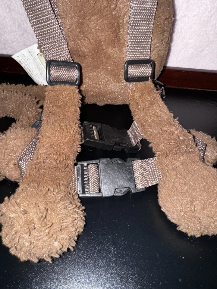 Arnés Mochila Goldbug Eddie Bauer Peluche Marrón Cachorro Perro Niño Difícil de Encontrar Foto 4 de 4