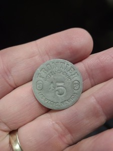 Frontier Hotel and Casino Las Vegas Nevada $5 Coin Vintage