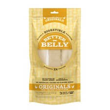 Highly Digestible Rawhide Large Roll ChewS, 3 Count Pack of 1 