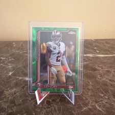 2025 Topps Chrome Deommodore Lenoir Green Lava Refractor /99 #269 49ers