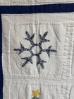 Vintage Inspired Hand Quilted Christmas Patchwork Quilt 62x79 twin #188 — photo 8