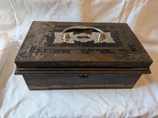 Antique Quality Newton Shakespeare and Co Birmingham Quality  Cash Tin Victorian