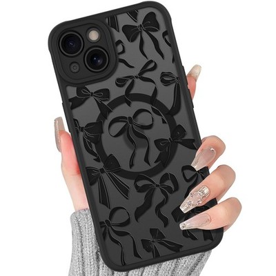 BITOBE Case for iPhone 14 [Compatible with MagSafe] Cute Ribbon Bow... Fast Ship