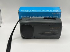 Vintage crown AM/FM radio and cassette player