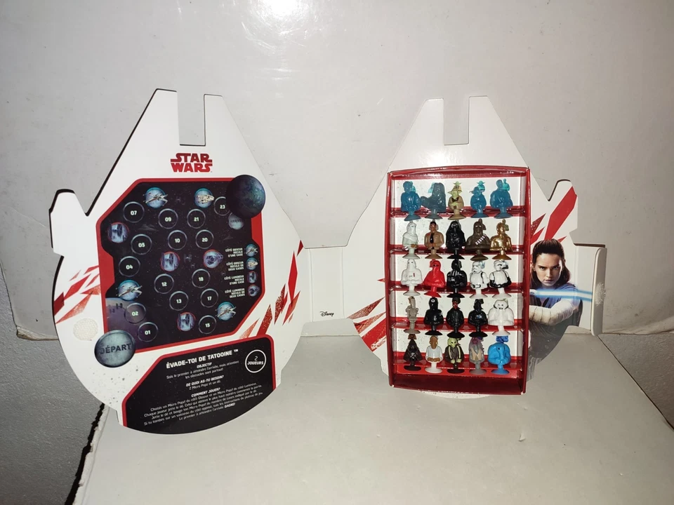 COFFRET FAUCON MILLENIUM - 25 MICRO POPZ - STAR WARS -COMPLET BEL ETAT- LECLERC - Photo 1/4