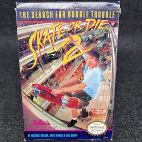 Skate or Die 2 (NES) - CIB Great Condition