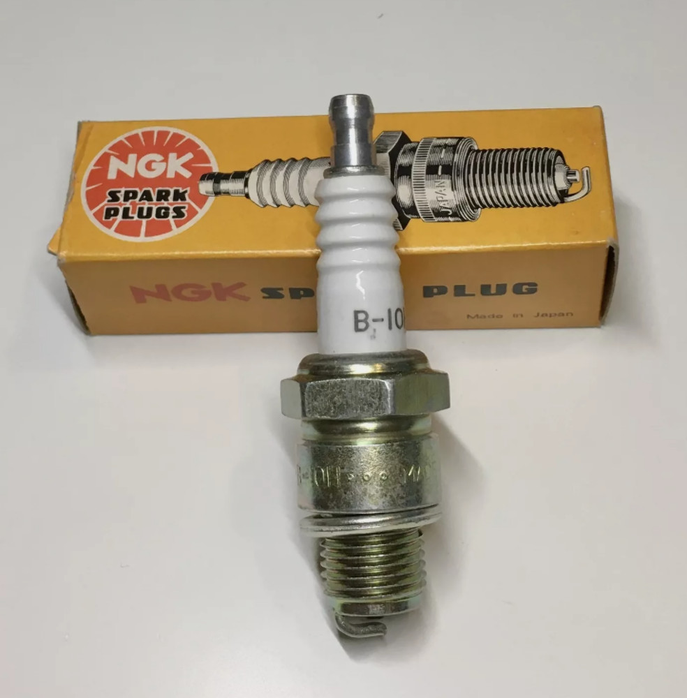 1970-1971 Kawasaki F5 350 NGK B-10H Spark Plug 14x12.7mm NOS Vintage Motorcycle