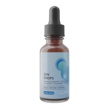 Zen Drops: Anxiety And Stress Support Drops With Magnesium Glycinate, Vit