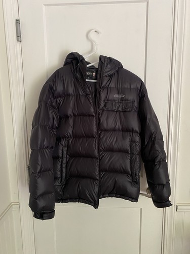 Snow Peak Vintage Down Jacket Black Mens S