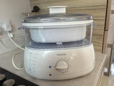 Kenwood Electric Food Steamer with Rice Bowl & 60-Min Timer | UK Plug (Clean)
