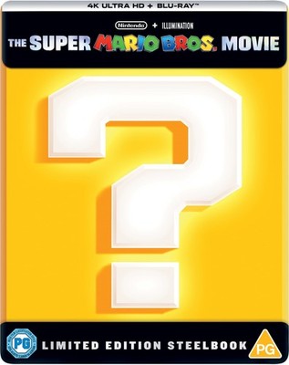 The Super Mario Bros. Movie Steelbook (4K UHD Blu-ray) Chris Pratt (UK IMPORT)
