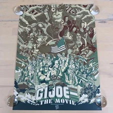 GI Joe The Movie Fatigues Variant Anthony Petrie Screen Print 18" x 24" LE 5/85