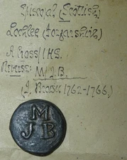 Scotland, Lochlee, Angus, (1762-66), Communion Token - Read!