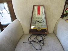 Vintage Michelob Light Beer Sign/Light  Anheuser Busch Advertisement