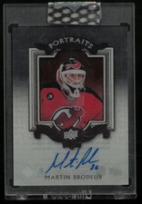 2023-24 Upper Deck Clear Cut Portraits Autograph Martin Brodeur Auto