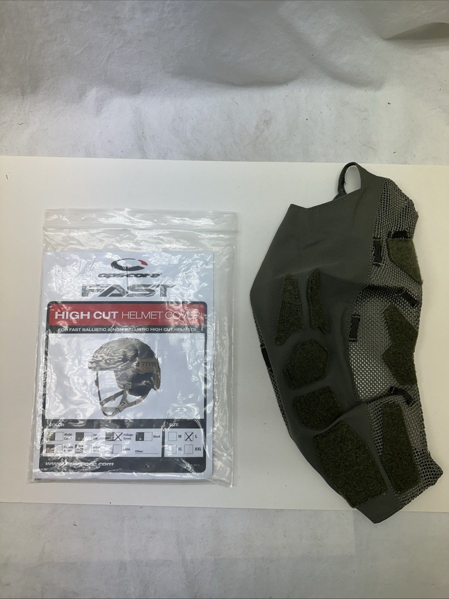 Opscore FAST High Cut Helmet Cover Ranger Green Large For