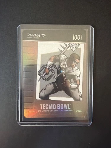 Devaulta Tecmo Bowl Bo Jackson Battle Arena Blow On 100 Steel BO647 2026 Foil