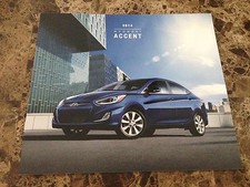 2014 Hyundai Accent 8-page Original Sales Brochure