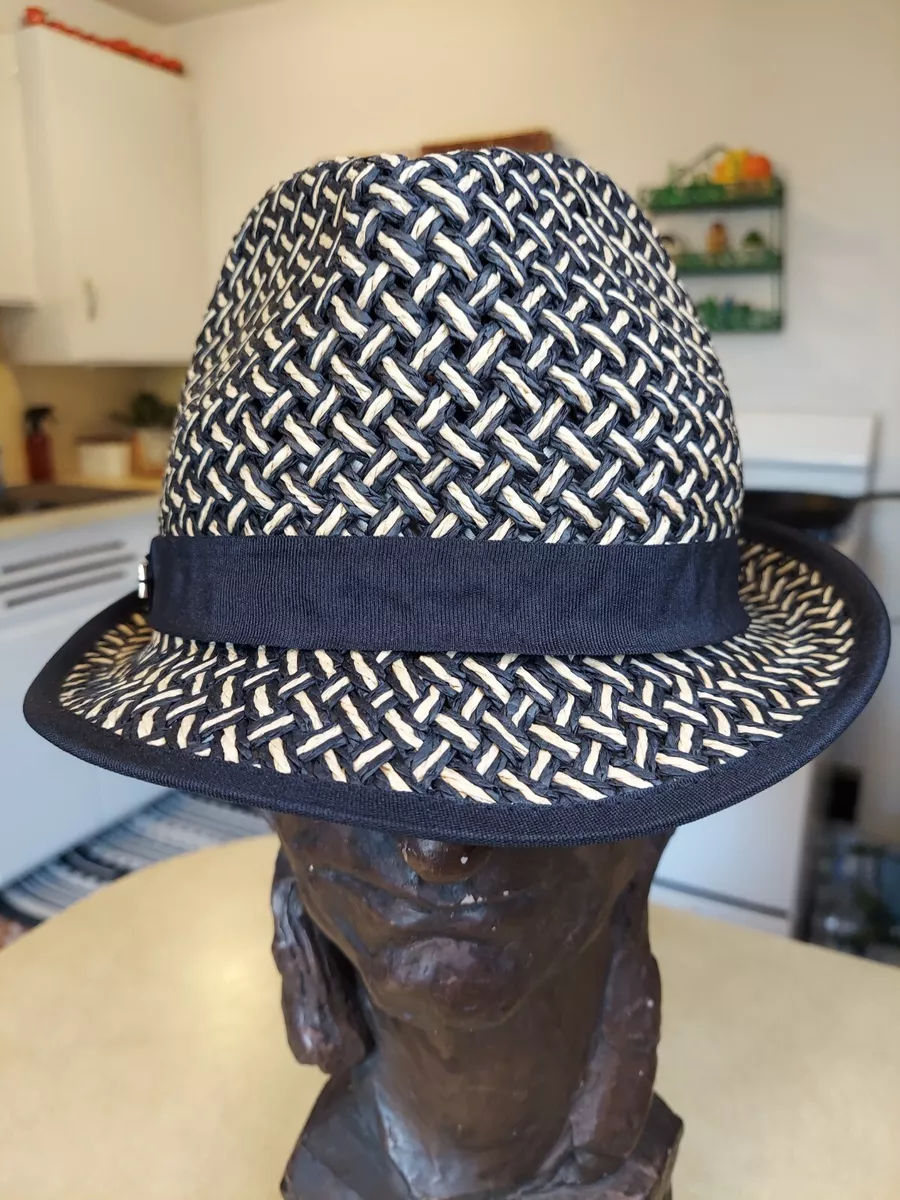 Calvin Klein Fedora Hat Size Small Medium Lightweight Weave eBay