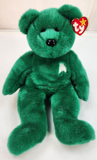 Vintage Ty Erin The Bear 12" Beanie Buddy Plush Toy Ireland 1998 Large Bear Baby