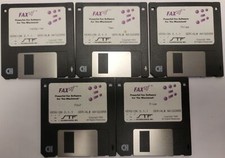 FaxSTF 3.1 Install Disks  x5 Floppies for Macintosh - tested w/ pics