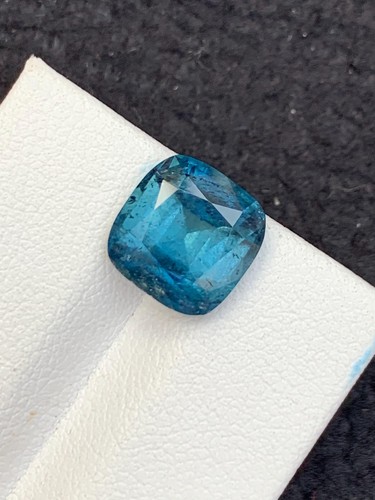 4.70 ct blue tourmaline 10*10*7mm - Picture 2 of 9