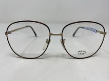 DEAUVILLE Japan 39 GEP 56-16-140 Demi Amber Full Rim Eyeglasses Frame 498