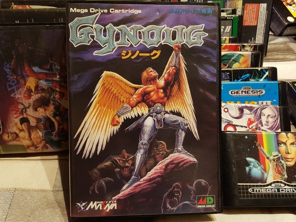 JUEGO GYNOUG SEGA MEGADRIVE GENESIS ¡¡¡¡¡JUEGAZO!!!! COMPLETOO
