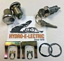 New 1966-1967 Chevrolet Corvair Ignition Door Lock Set With Original Gm Keys