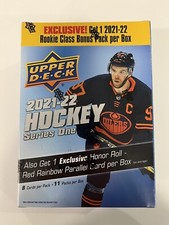 2021-22 Upper Deck Series One NHL Hockey Trading Cards Mega Box - SEALED