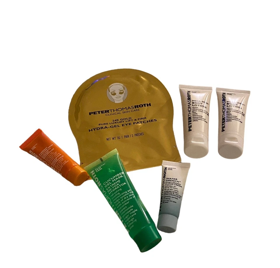 New Peter Roth Thomas Lotion, Eye Patches, Enzyme Mask, & Hydraluronic Cream  - Image 2 of 2