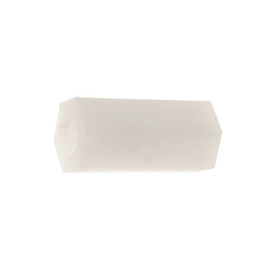 5X FIX-HP4-12 Distanzmuffe mit Gewinde sechskant Polyamid M4 L: 12mm FIX&FASTEN