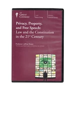 Privacy, Property, & Free Speech The Great Courses with 3 DVD’s No Booklets
