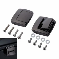 Tour Trunk Latches Black For Harley Touring Electra Street Road Glide 80-13
