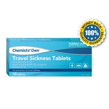 Chemists Own Travel Sickness - Prevention Of Sickness During Travel - 10 Tablets