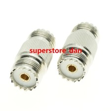UHF female to SO239 female jack in series RF coaxial adapter connector For PL259