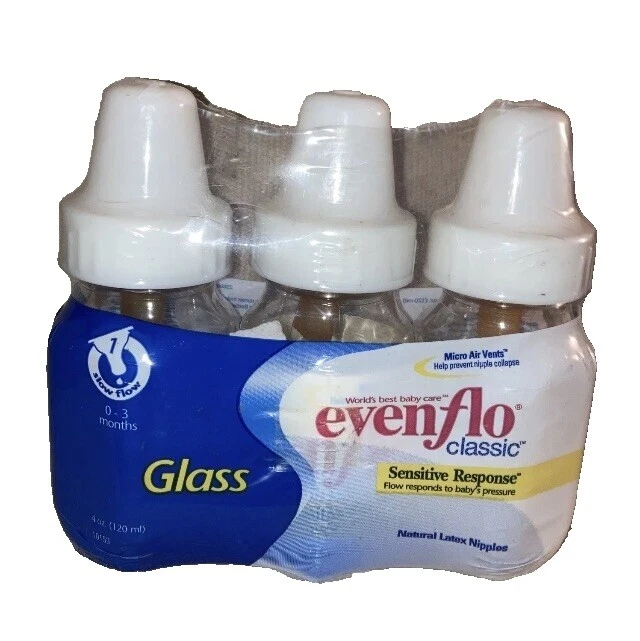 Juego de Botella Botella de Vidrio Evenflo botellas de bebé