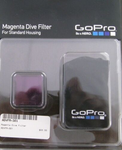 GoPro Hero3+Hero4 logement standard VERT couleur eau caméra HD filtre magenta - Photo 1 sur 1
