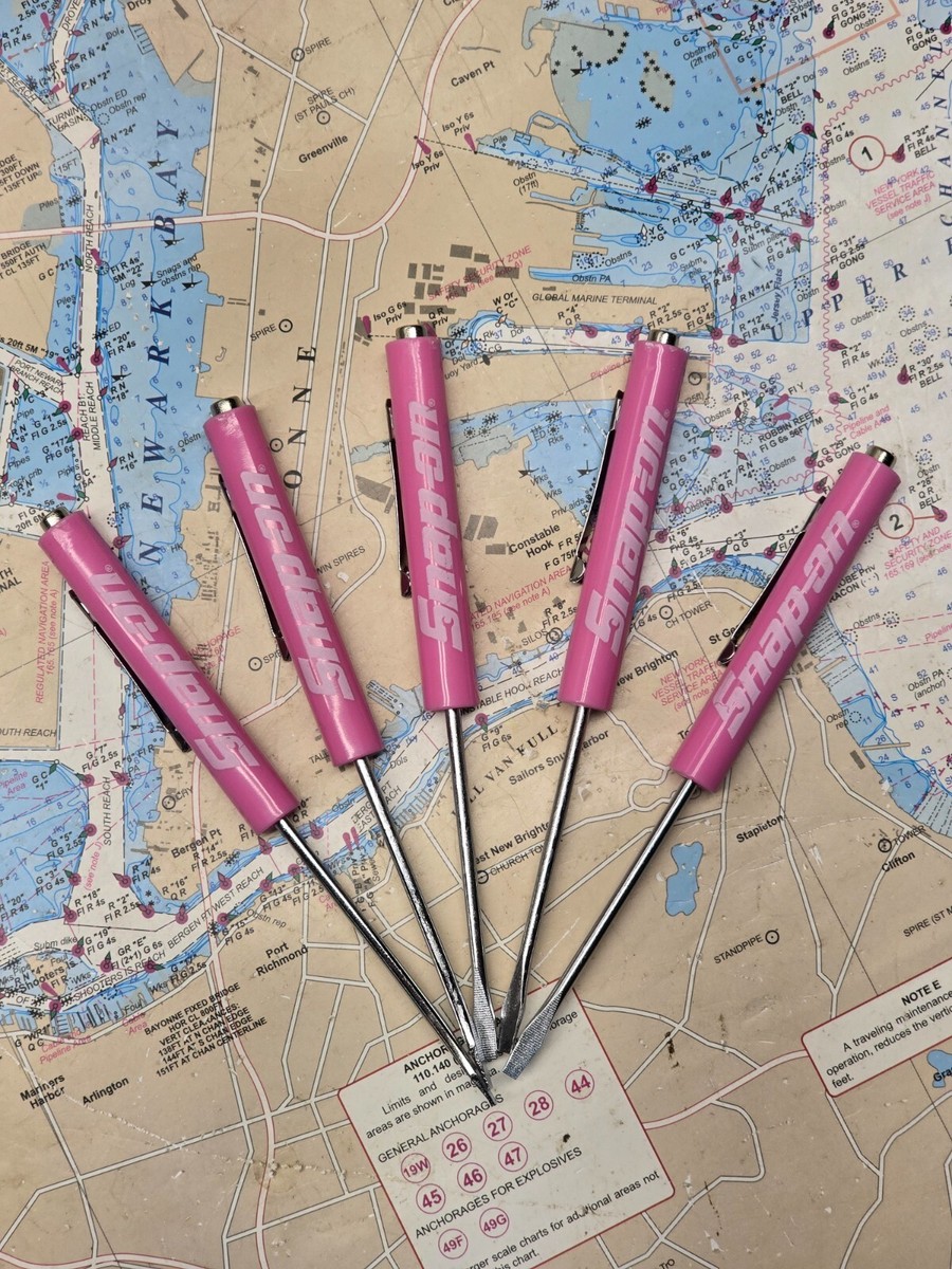 Snap-on Tool Pocket Screwdriver 5 Pack | Flat/Slotted | Magnetic