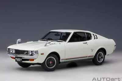 1/18 Toyota Celica Liftback 2000GT (RA25) RHD 1973 White Model Car