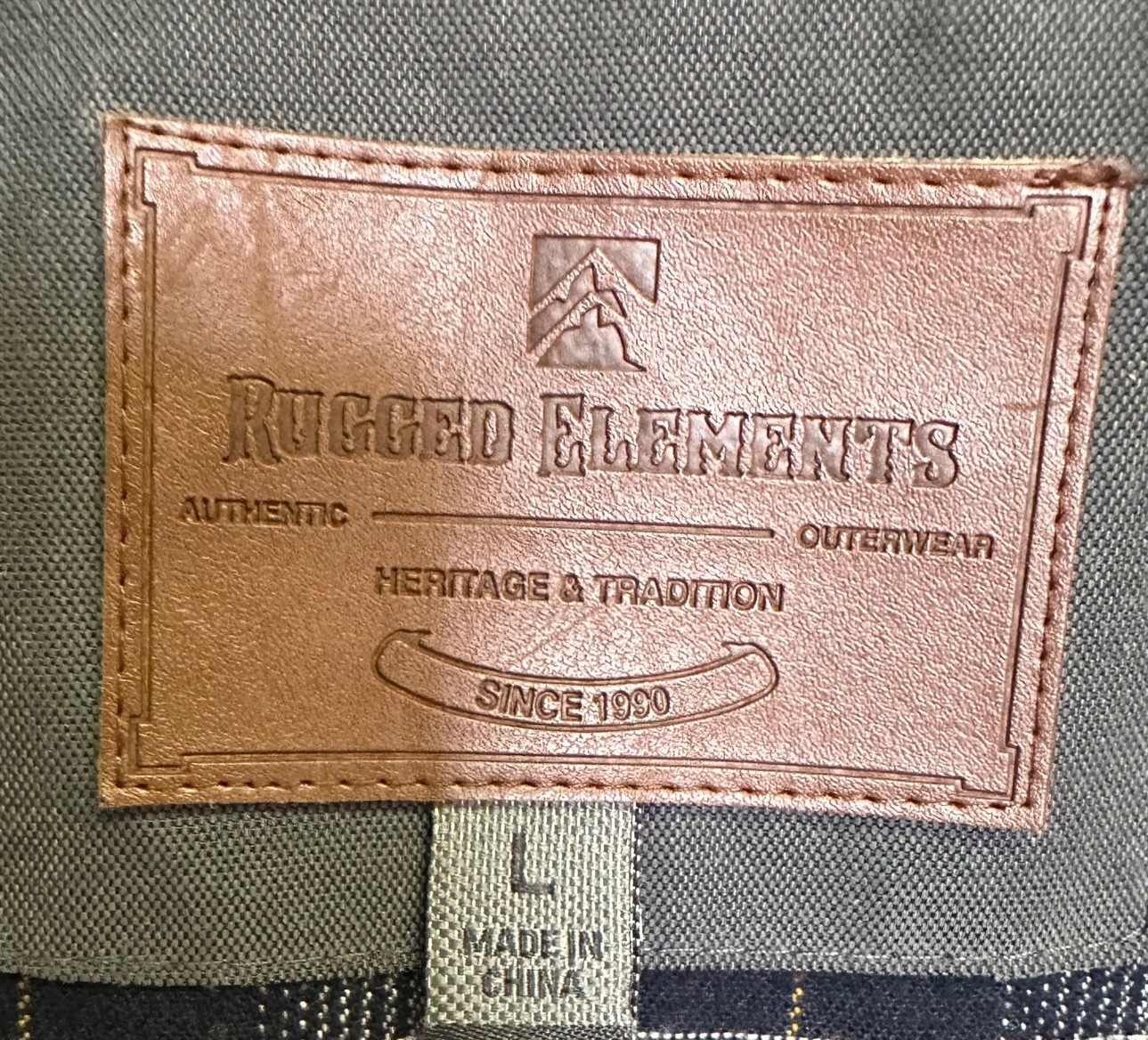 Rugged Elements Jacket Windbreaker Gray Men's Siz… - image 8