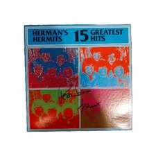Peter Noone Herman's Hermits Music Signed Autographed Greatest Hits Vinyl Album