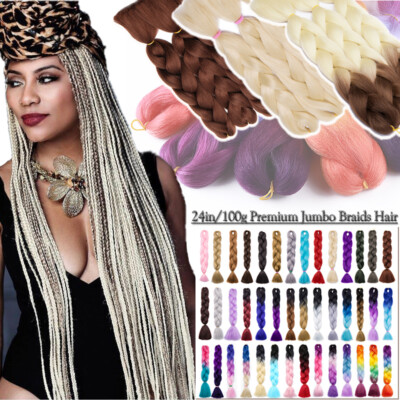 Jumbo Braids Kunsthaar Extensions Haarverlängerung Hair Flechten Rasta Cornrow