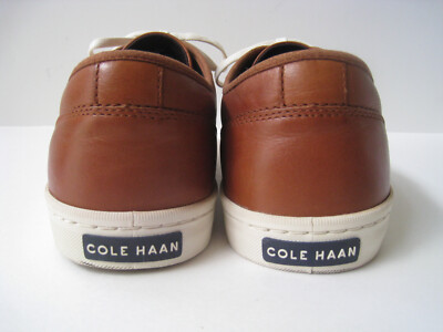 COLE HAAN 1928 GRAND OS. SNEAKERS TAN LEATHER MEN display picture 3